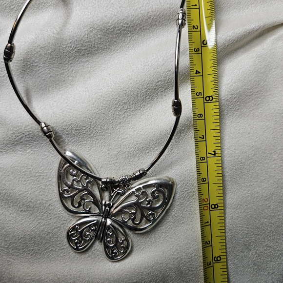 Beautiful Tibetan Bead Butterfly Necklace - Picture 7 of 7